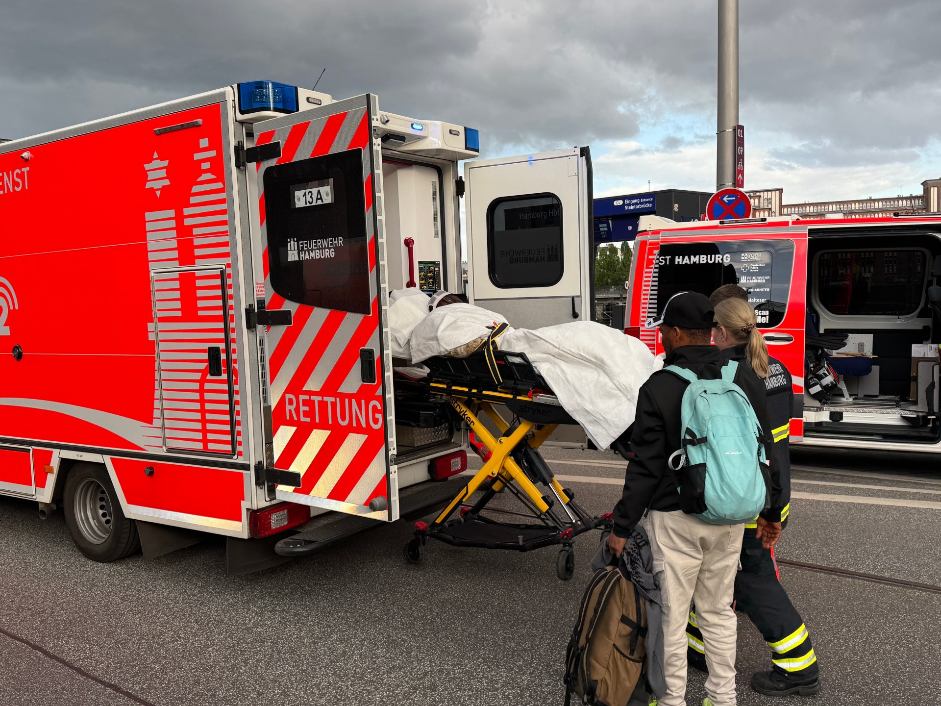 12 جريحا بهجوم في محطة قطارات بهامبورغ