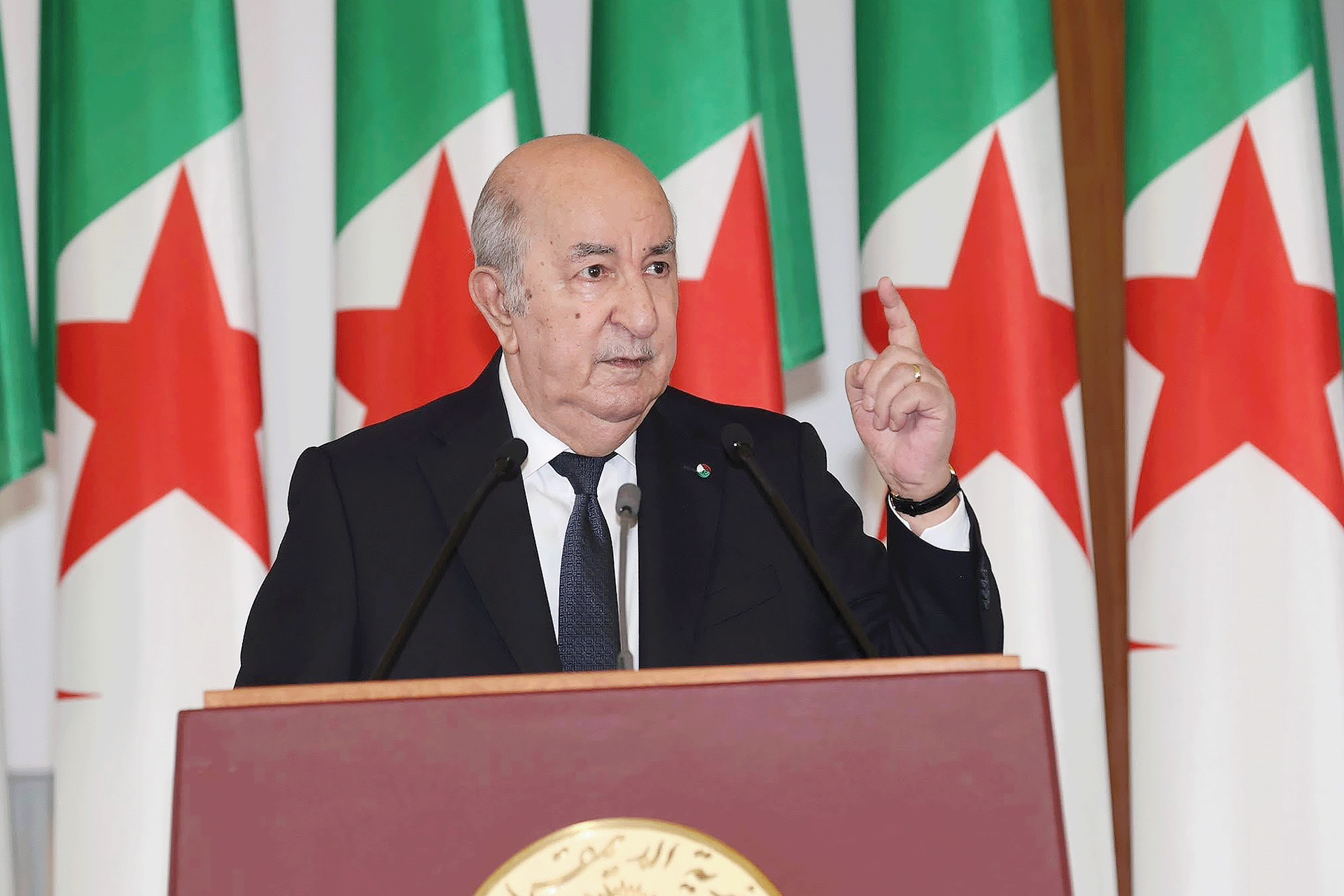 تبون ينفي دخول الجيش الجزائري تونس ويحذر من "زرع الفتنة"