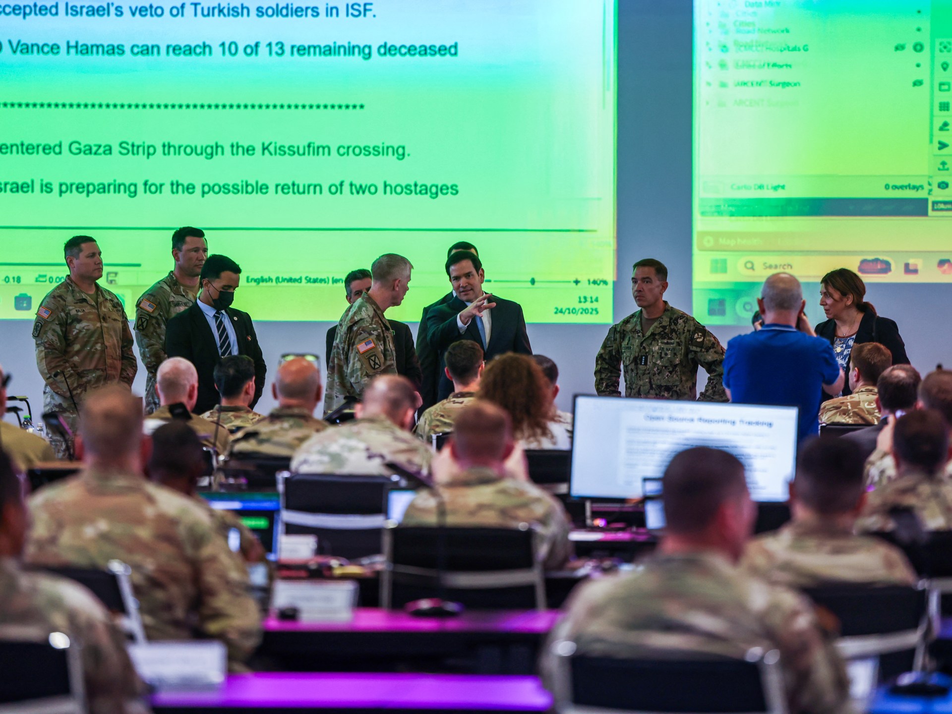 احتكاكات بين الجيش الإسرائيلي وضباط أميركيين بمركز تنسيق غزة