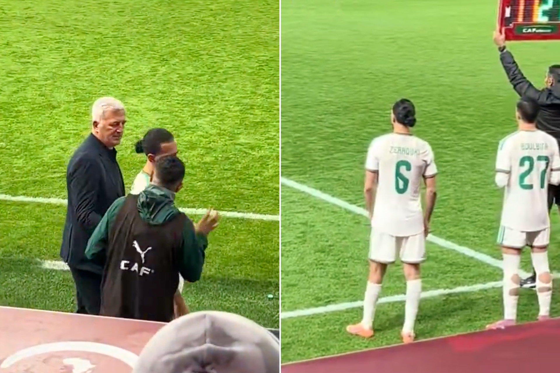 بالفيديو.. هل تدخل محرز لإقناع مدرب الجزائر بإشراك بولبينة ضد الكونغو؟