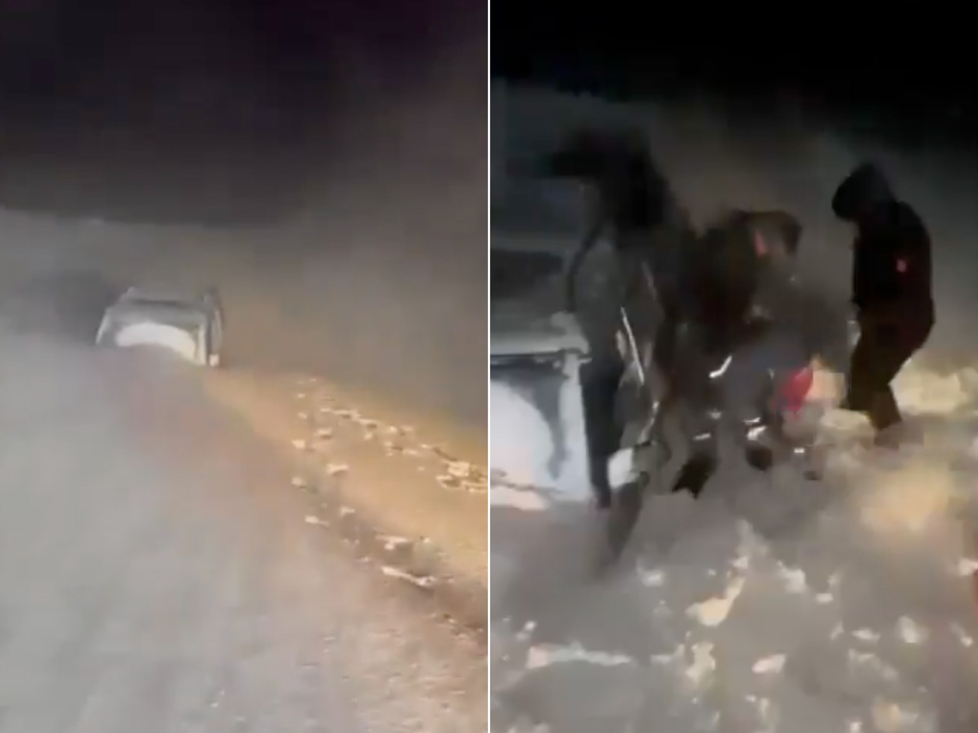 إنقاذ عالقين في ثلوج العاقورة: 24 ساعة من الحصار الأبيض في مرتفعات لبنان