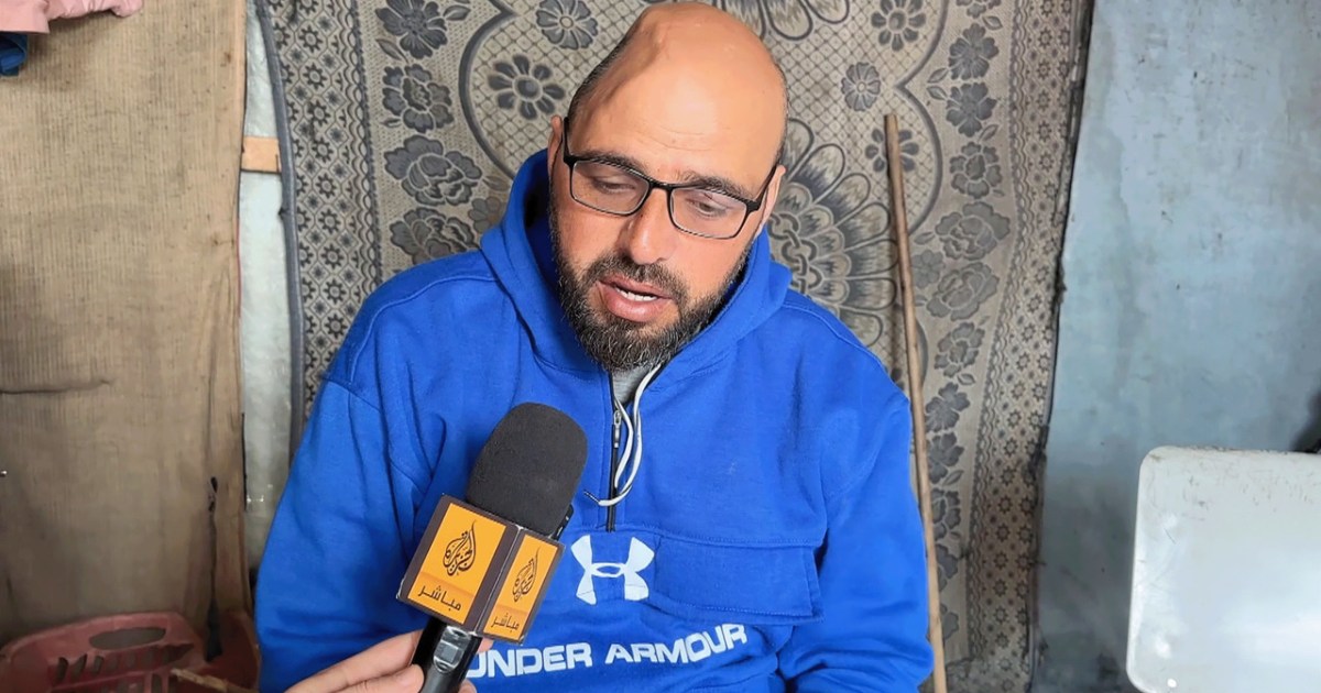 معاناة فلسطيني فقد ربع جمجمته في غزة