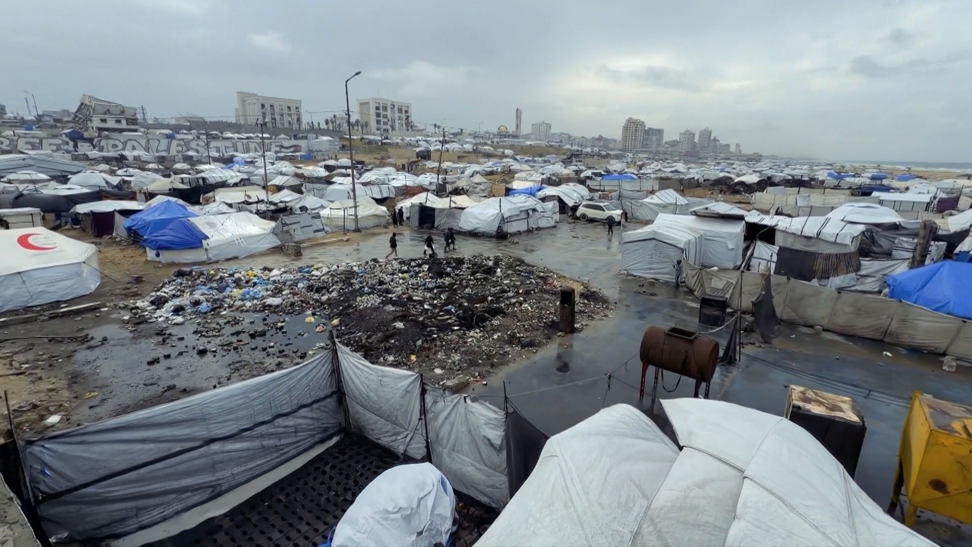 واقع النازحين في غزة