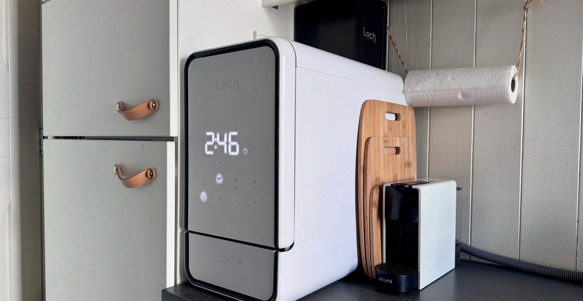 غسالة الأطباق Loch Capsule: حل ذكي صغير الحجم وسريع لتعقيم الأطباق والأجهزة الرقمية