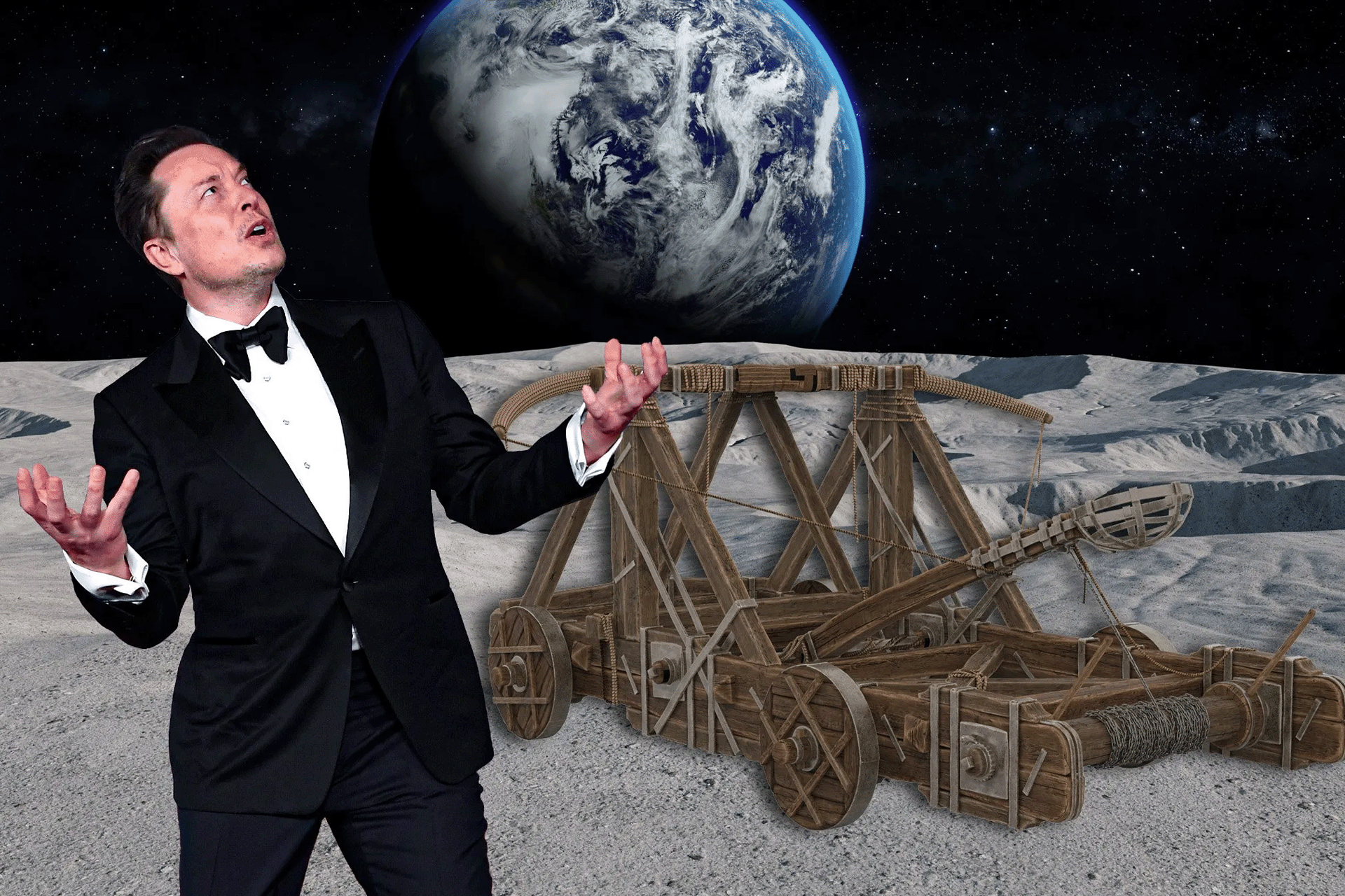 منجنيق القمر: خطة إيلون ماسك الثورية لتصنيع أقمار الذكاء الاصطناعي خارج الأرض