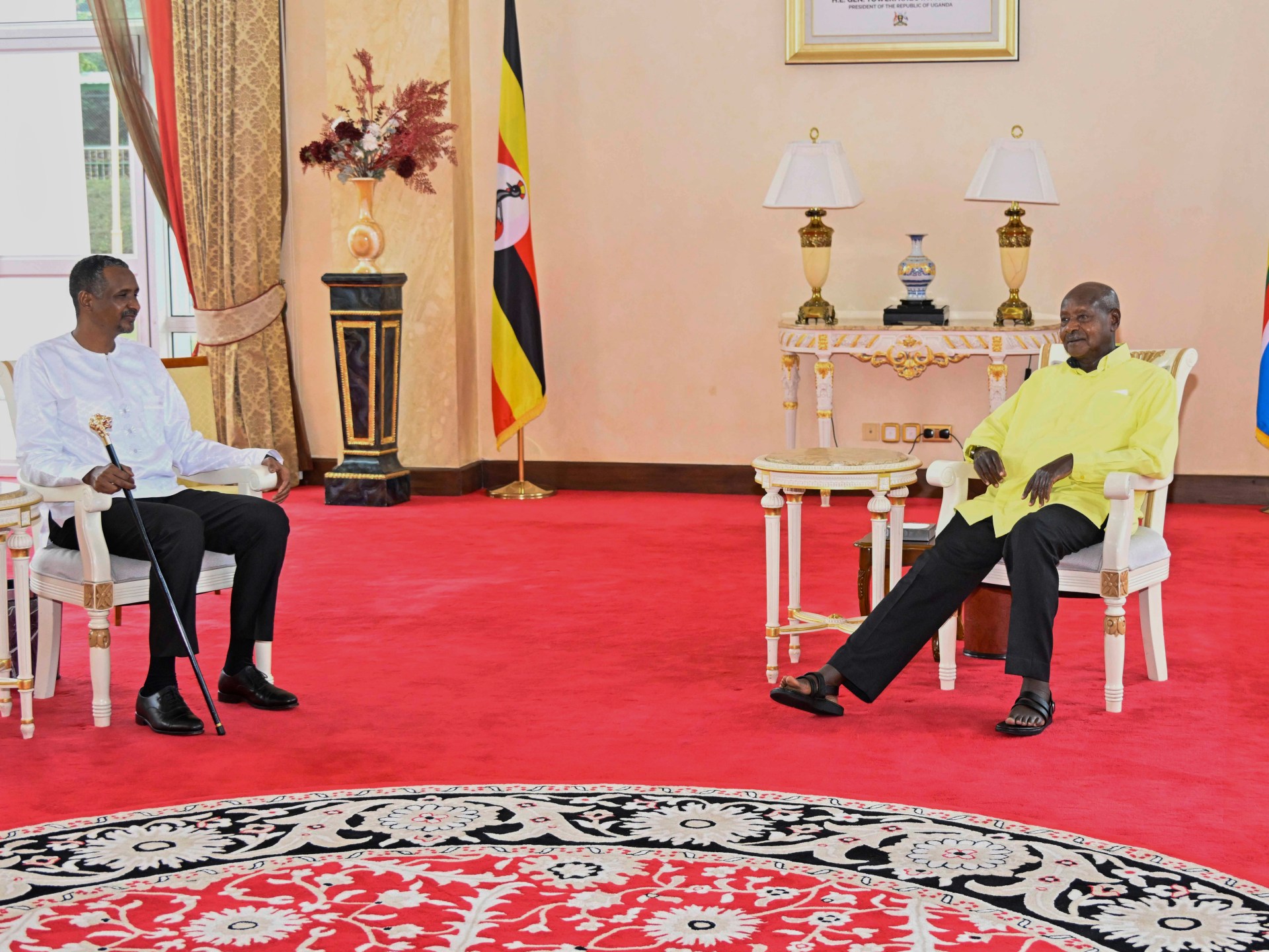 حميدتي في أوغندا