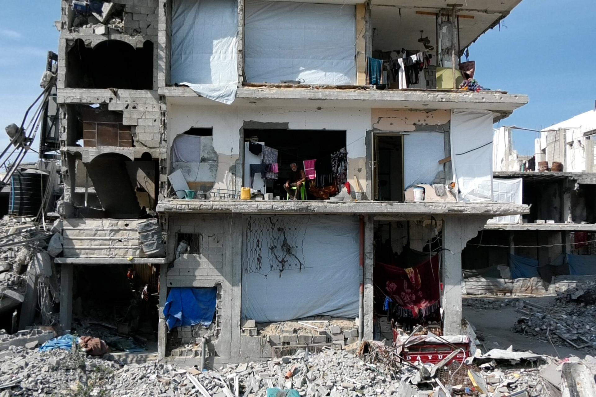 منازل غزة المدمرة