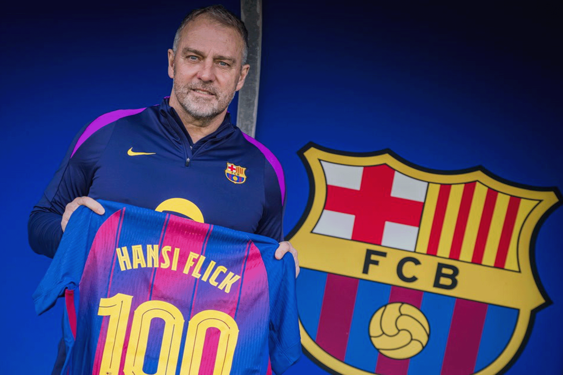 مفاجأة هانزي فليك: برشلونة محطتي الأخيرة ولابورتا يكشف تفاصيل العقد الجديد