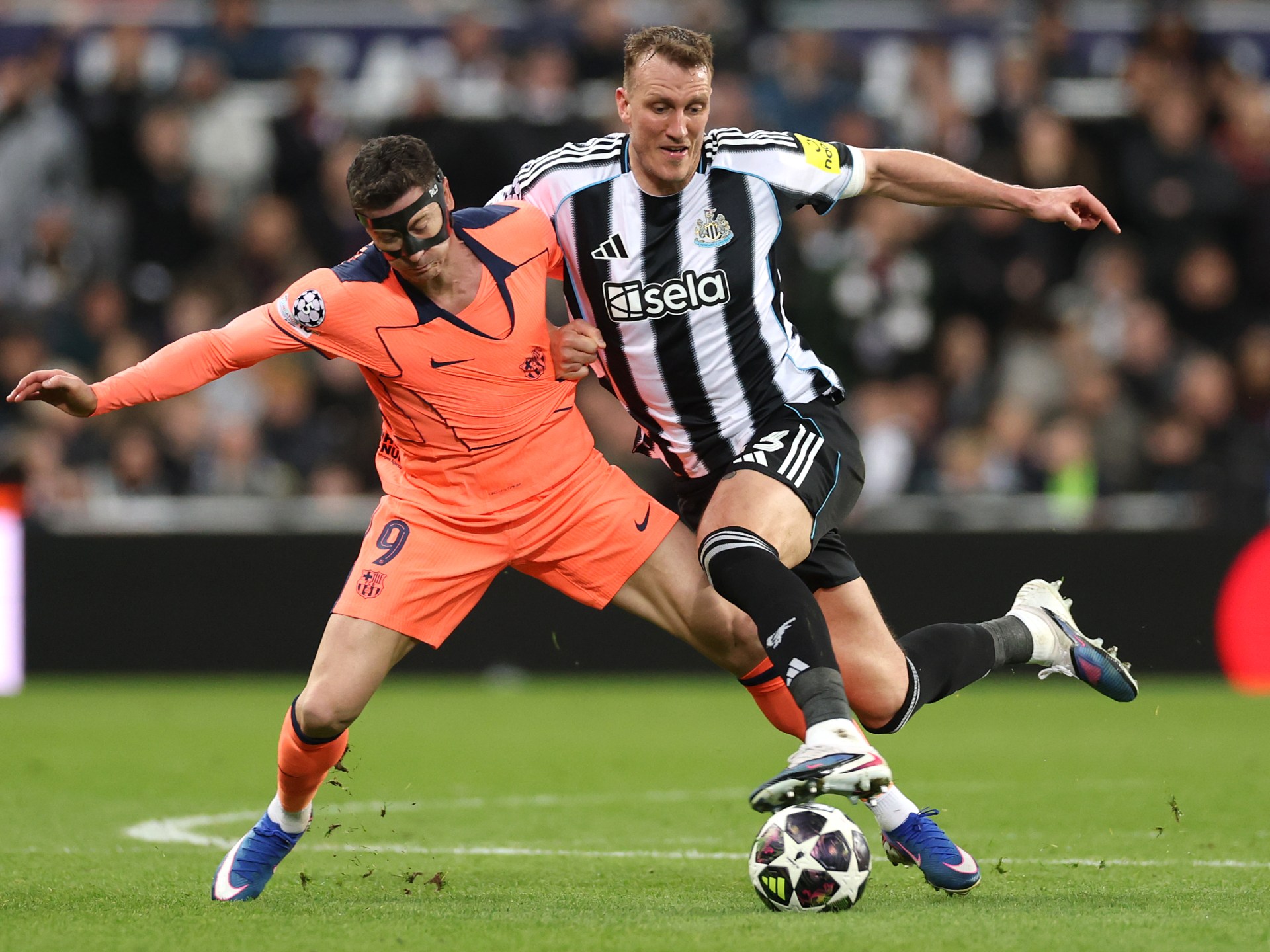 مباراة برشلونة ونيوكاسل