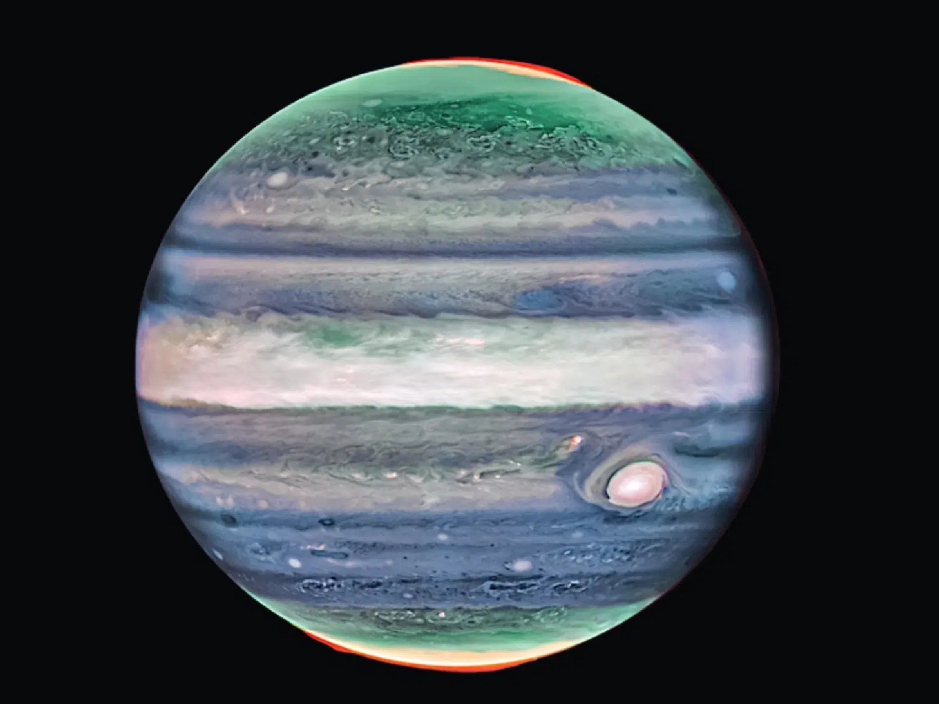 ثورة في علم الفلك: خريطة جديدة تكشف أسراراً مذهلة عن الغلاف الجوي للمشتري