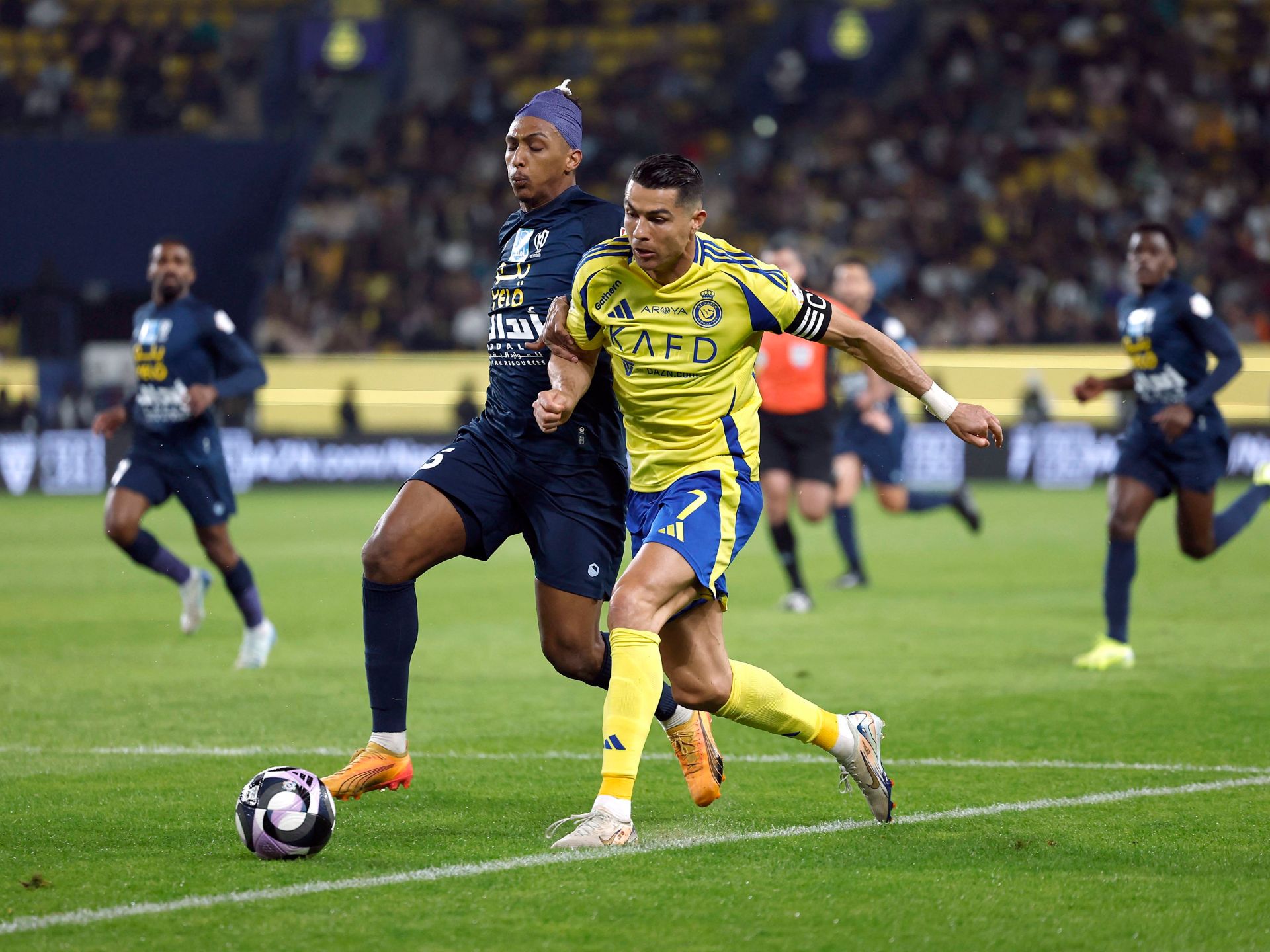 مباراة النصر والأخدود