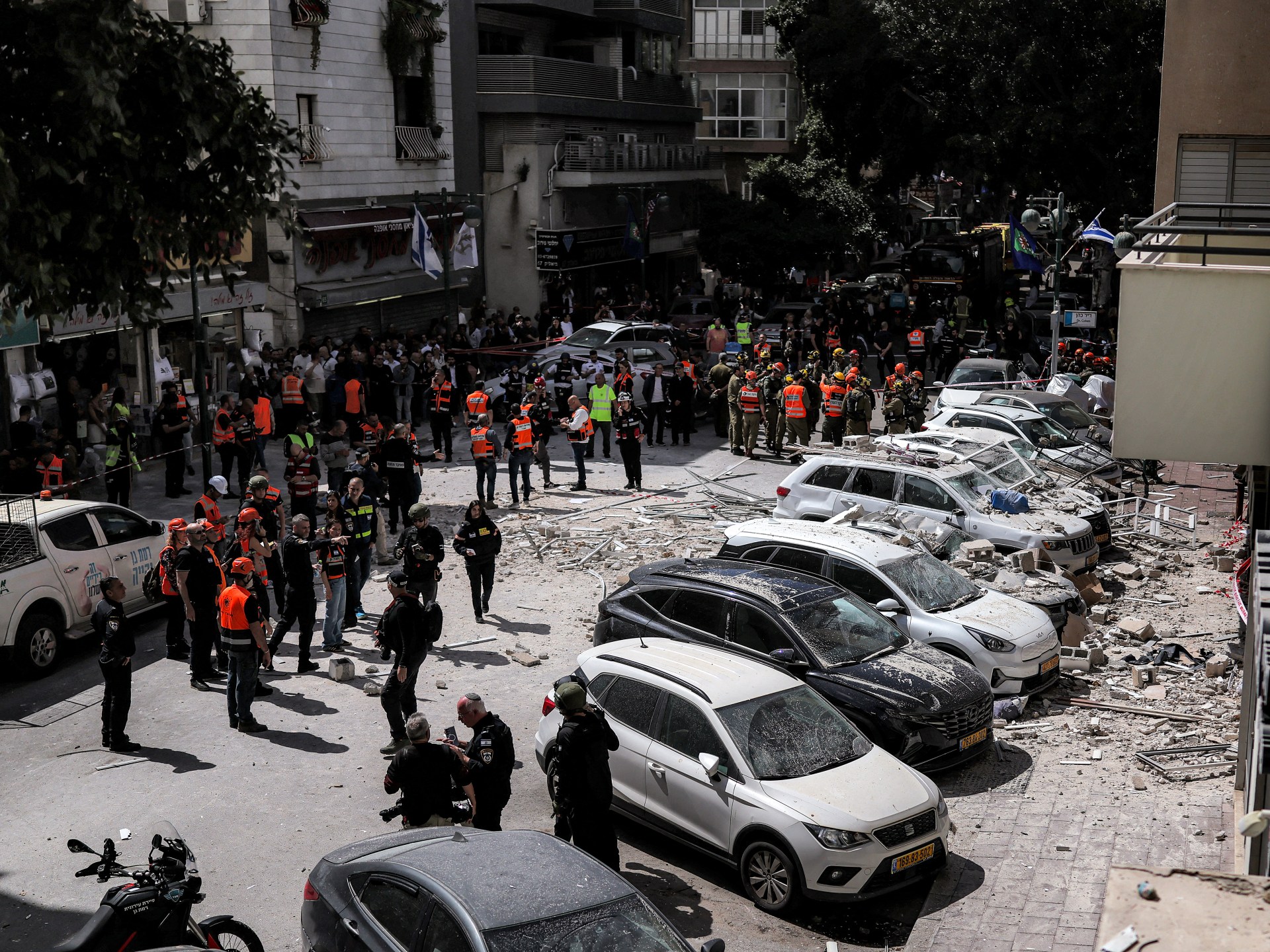 هجوم صاروخي على إسرائيل