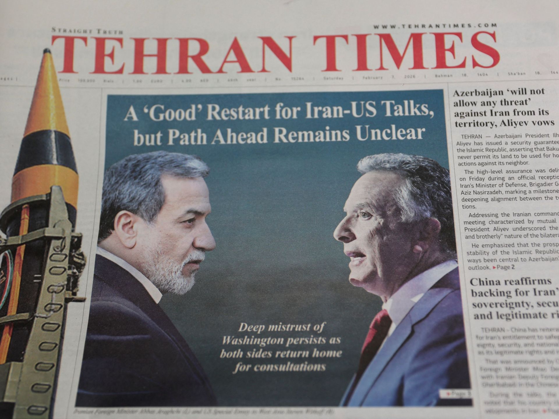 المفاوضات الأمريكية الإيرانية