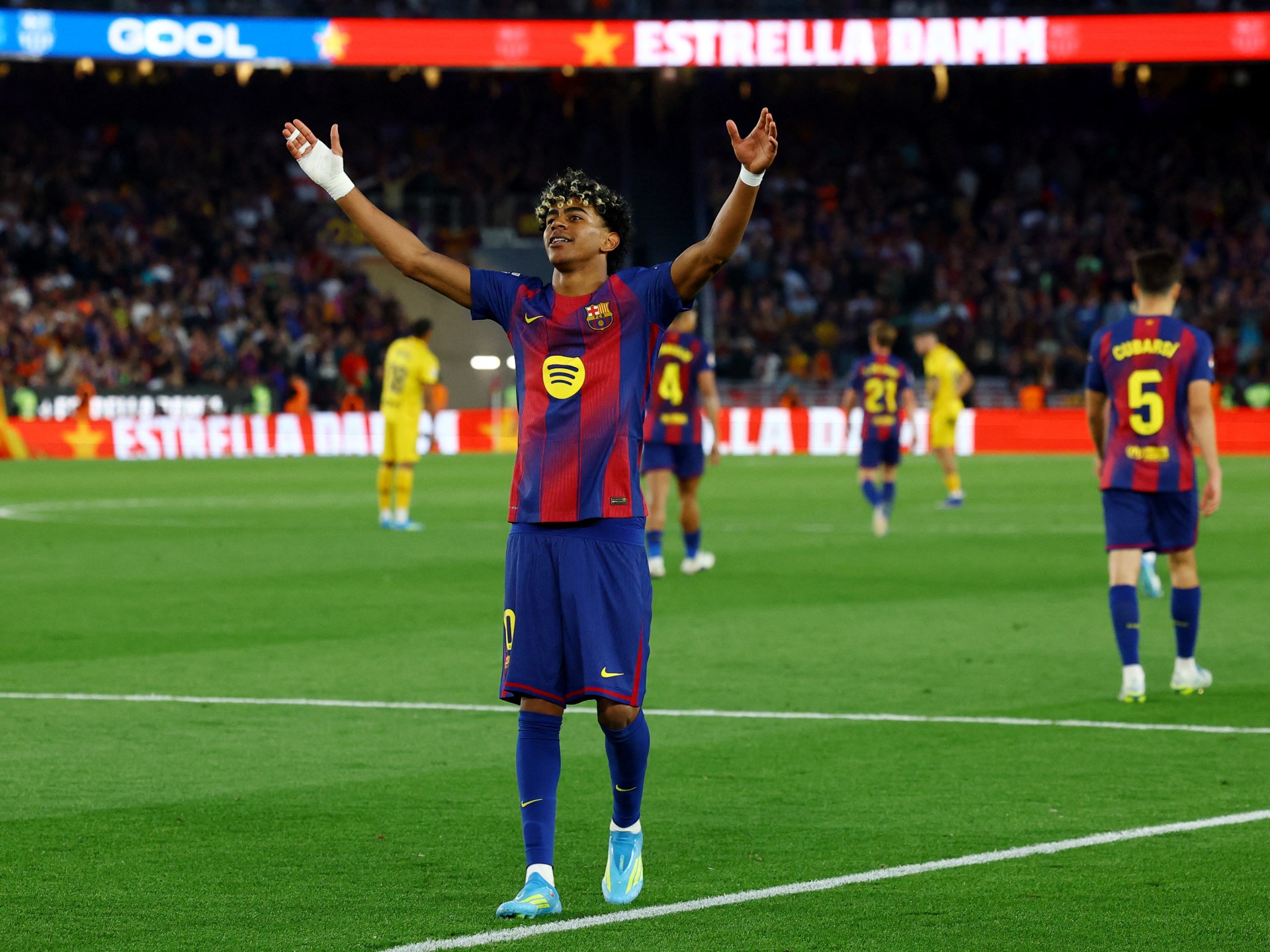 لامين جمال يكتب التاريخ في مباراته الـ 100 مع برشلونة: أرقام خيالية لجوهرة كتالونيا