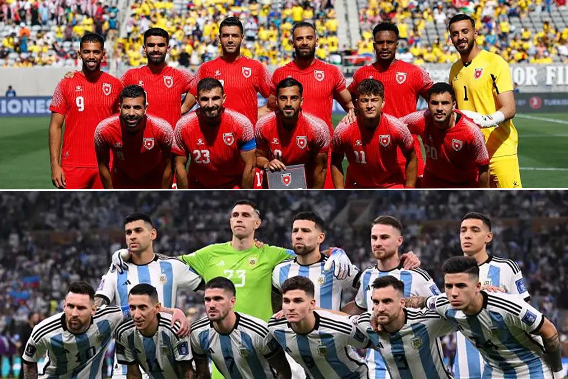 مباراة الأردن والأرجنتين