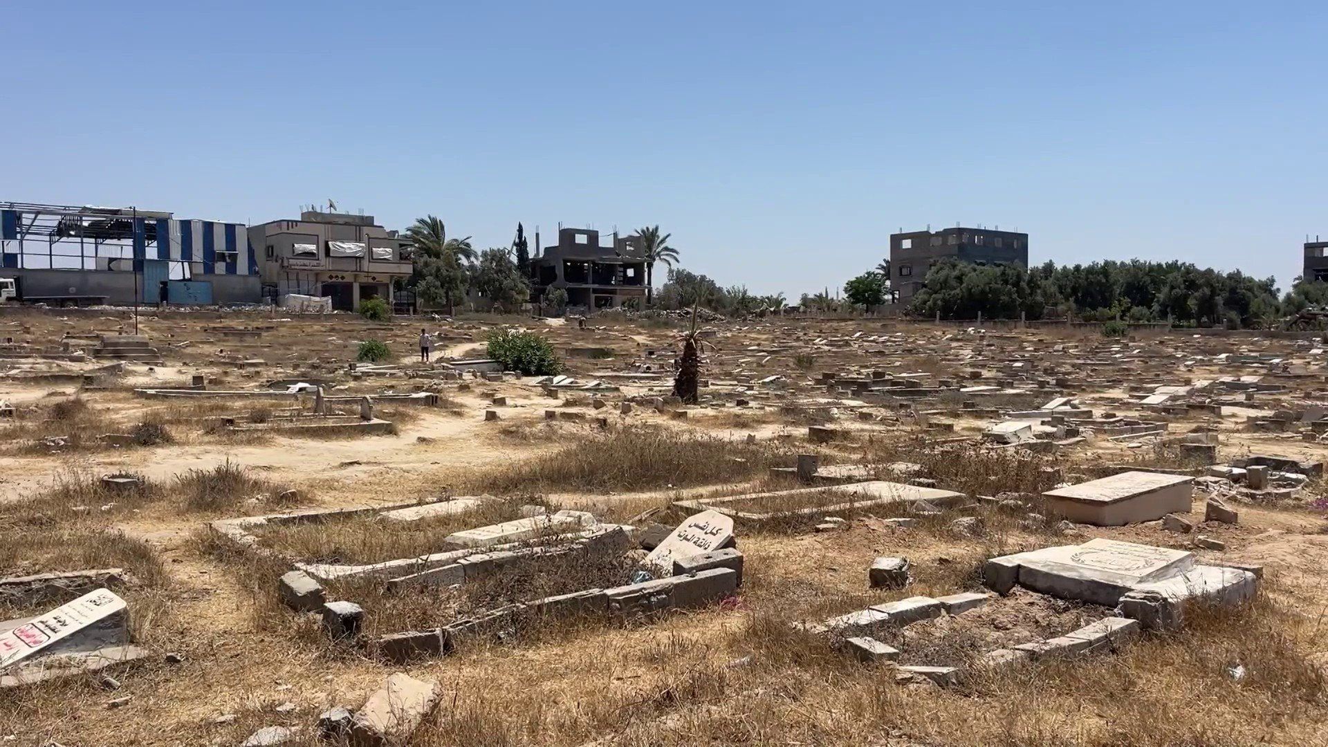 أزمة دفن الشهداء في غزة