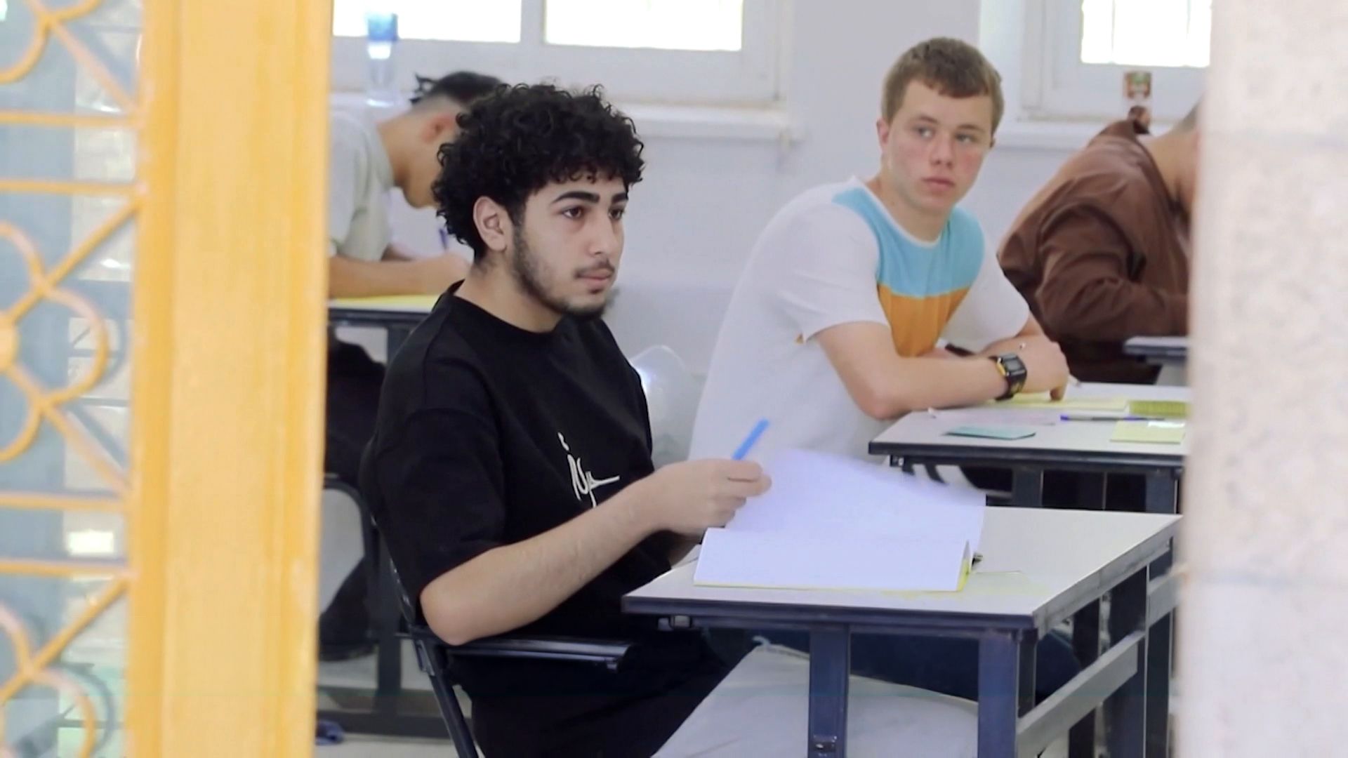 اعتقال الطلبة الفلسطينيين