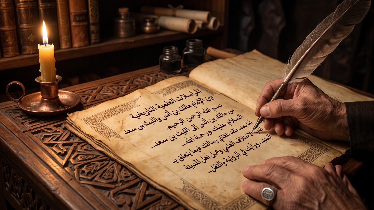 العلاقة العلمية بين مالك والليث